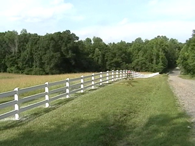 Fence Painting preserves wood